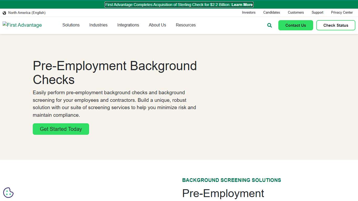 Employment Background Checks & Screenings First Advantage